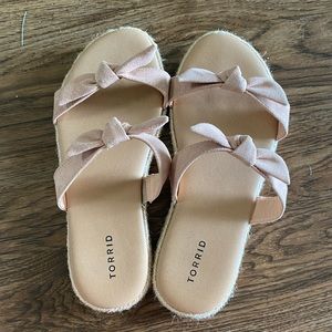 Torrid bow tie sandals